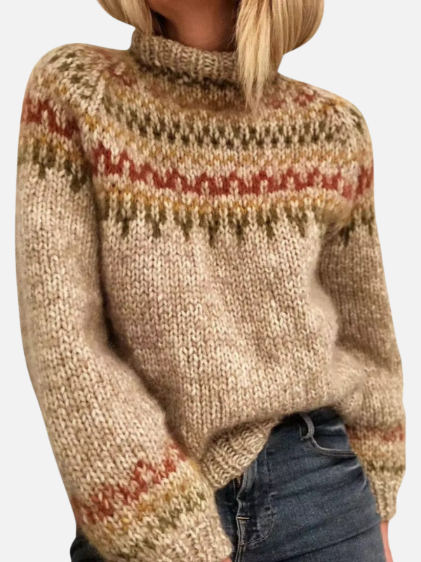 Kirsten | Sweter Fair Isle, Wzór Północny