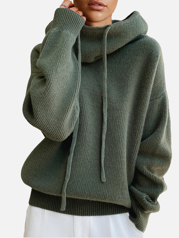 Marianne | Oversize Sweter z Kapturem, Sweter z Kapturem