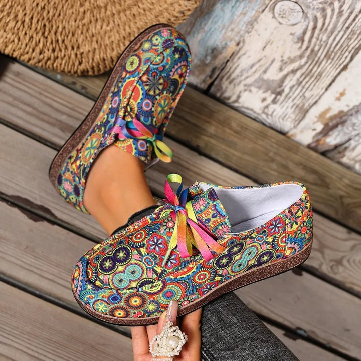 Maya | Vintage Lekkie Sneakersy Low-Top