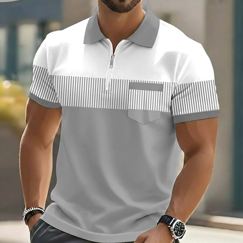 Mason | Eleganckie Polo z Zippem