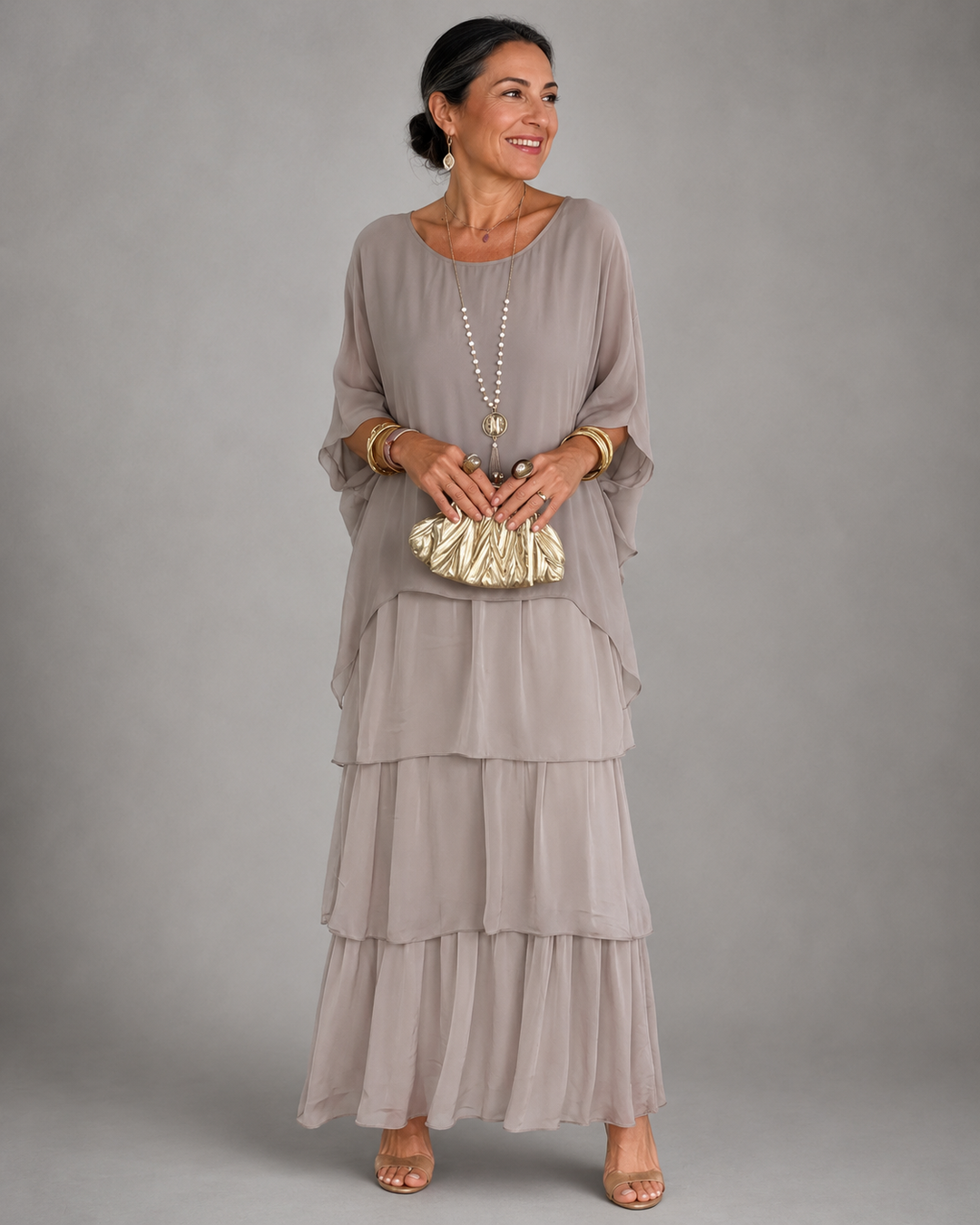 Odile | Elegancka i zwiewna sukienka maxi