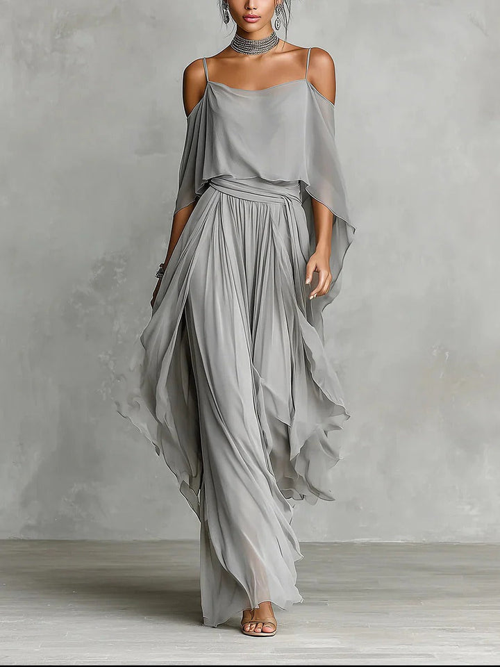 Freya | Zestaw z Chiffonem Off-Shoulder